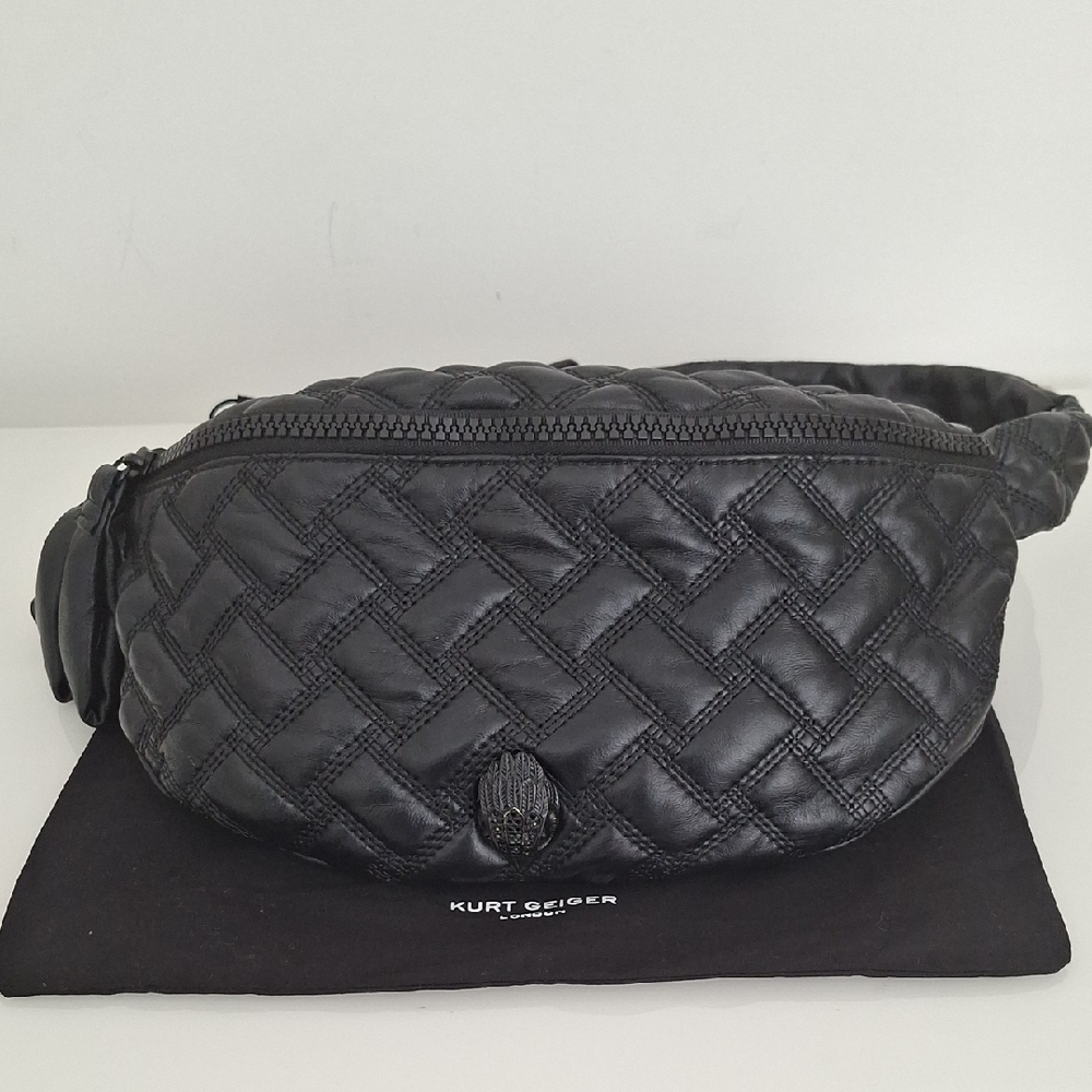 Kurt Geiger Kensington Drench Leather Belt Bag